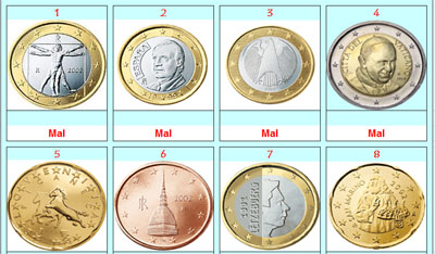 Monedas de euro por Sartana 