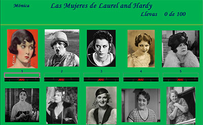 Las Mujeres de Laurel & Hardy por Monica