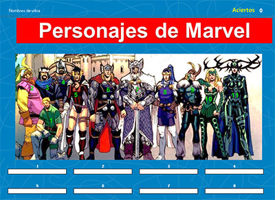 Personajes Marvel por Princesa