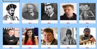 Jugadores de ajedrez por Sartana
