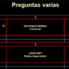 Preguntas varias por Mariana