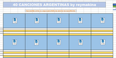 40 canciones argentinas por Reymakina