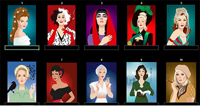 Personajes femeninos por Princesa